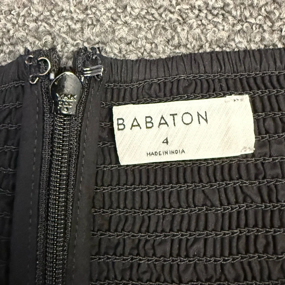 Aritzia Babaton Looksee Poplin Dress in Black - Picture 12 of 14